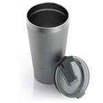 16oz Pint Tumbler, Graphite, Matte Image