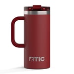 16oz Road Trip Travel Mug, Black Cherry Image