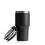 20oz Tumbler, Black, Matte Image