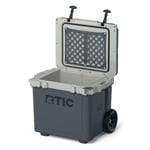 42 QT Ultra-Light Wheeled Cooler, Dark Grey & Cool Grey Image