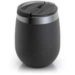 10oz Wine Tumbler, Black, Matte Image