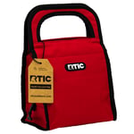 Insulated Gel Handle Lunch Bag, Red Image