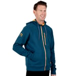 Men's Water-Repellent Full-Zip Hoodie, Navy, XXL Image