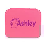 top view of day packer lunch container with custom artwork