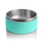 Small 3-In-1 Dog Bowl, Graphite & Sea Glass Image