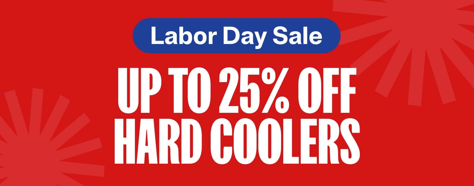 Up to 25% off Hard Coolers