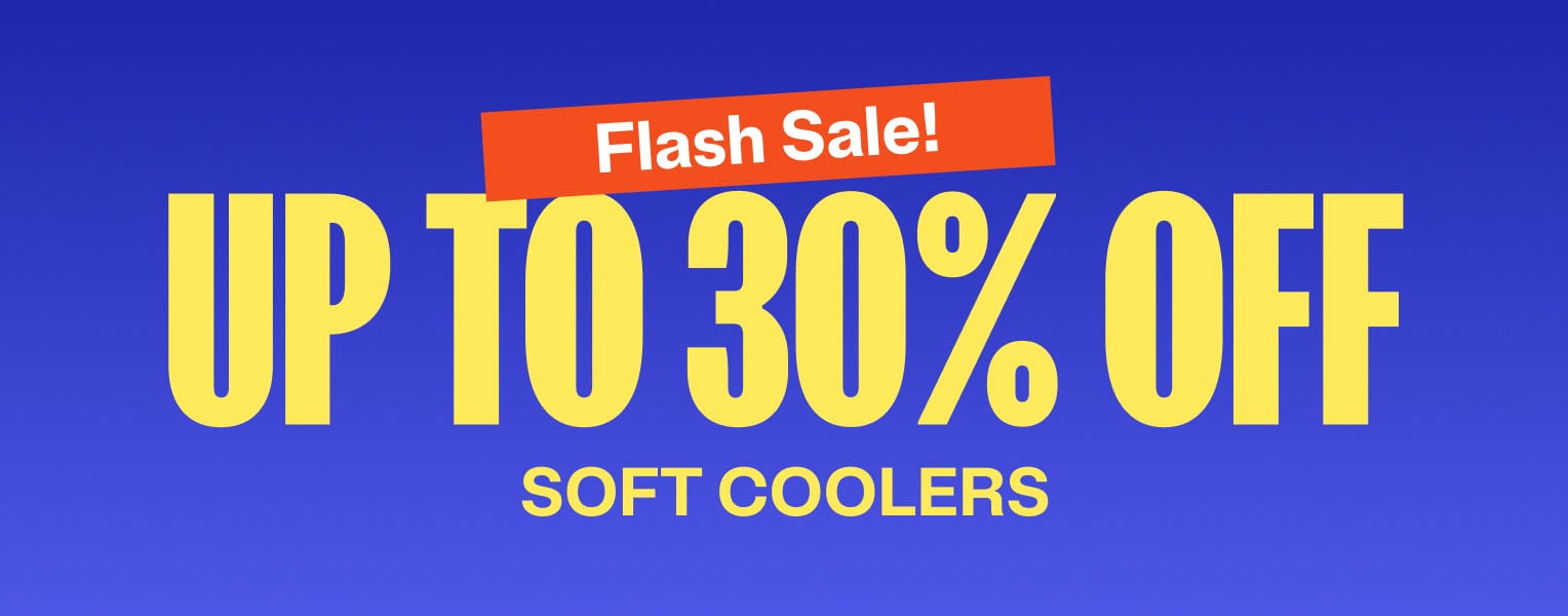 Up to 30% off Soft Coolers