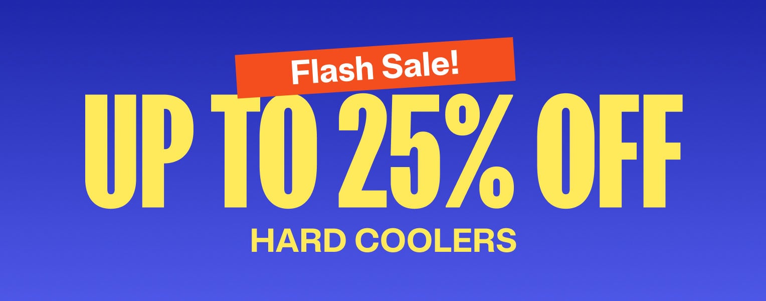 Flash Sale- Up to 25%off Hard Coolers