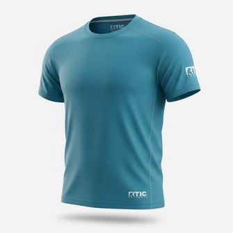 blue RTIC Short Sleeve t-shirt
