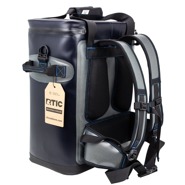 36 Can Backpack Cooler, Blue / Grey, 2nd Gen Image