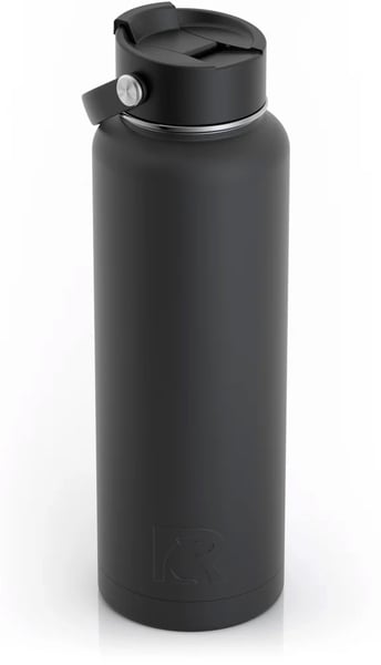 40oz Bottle, Black, Matte Image