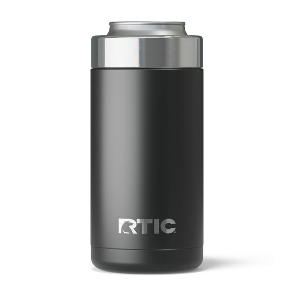 16oz Essential Craft Can Cooler, Black, Matte Image