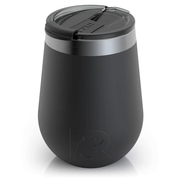 12oz Cocktail Tumbler, Black, Matte Image