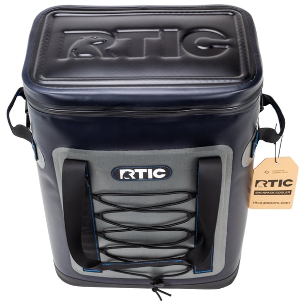 36 Can Backpack Cooler, Blue / Grey, 2nd Gen Image