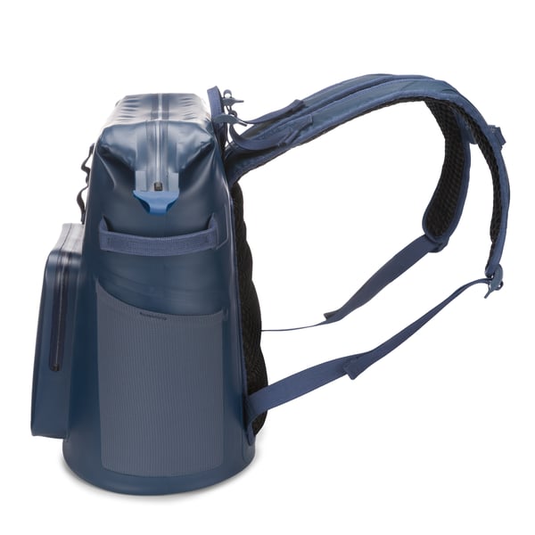 24 Can Summit Waterproof Backpack Cooler, Navy, image 4 of 10