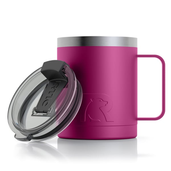 12oz Coffee Mug, Very Berry, Matte Image