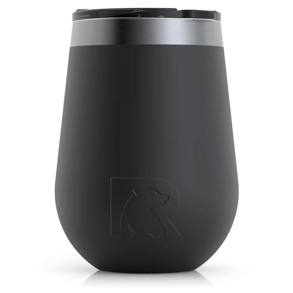 12oz Cocktail Tumbler, Black, Matte Image