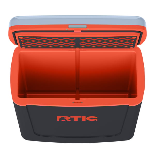 16 QT Road Trip Cooler, Light Black & Persimmon, image 5 of 7