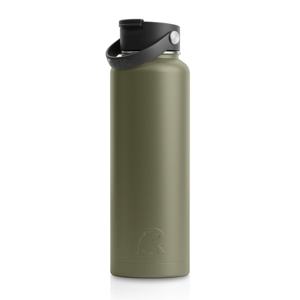 40oz Bottle, Olive, Matte Image