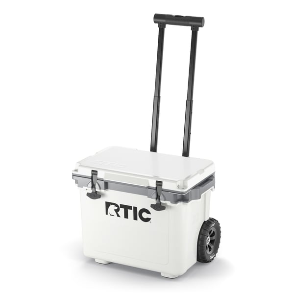 22 QT Ultra-Light Wheeled Cooler, White & Grey Image