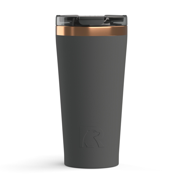 18oz Happy Hour Pint Tumbler, Light Black Image