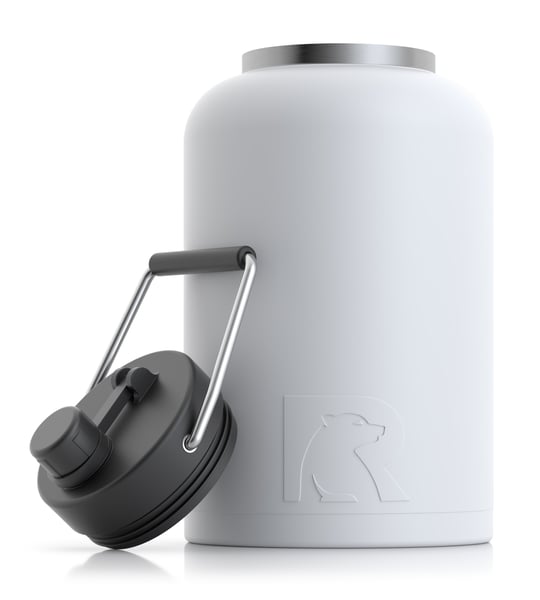 One Gallon Jug, White, Matte Image