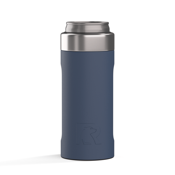 12oz Ultimate Skinny Can Cooler, Navy Image