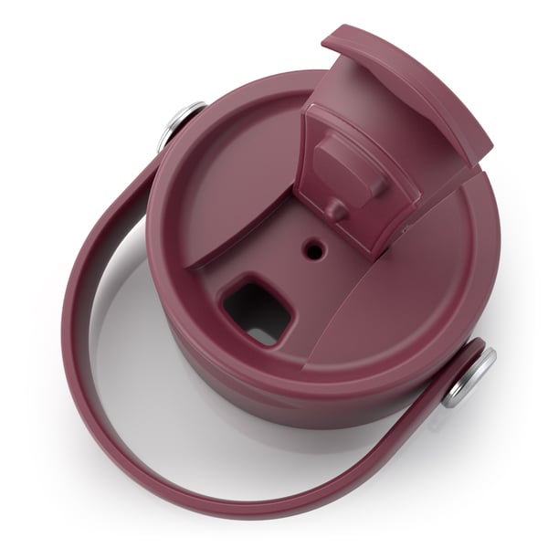 32oz & 40oz Bottle Lid, Maroon Image