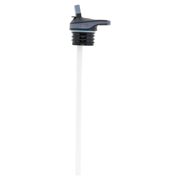 Flip Top Water Bottle Lid with 2 Straws, image 2 of 4