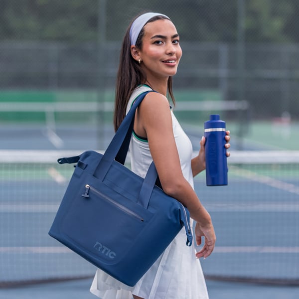 16 Can Marina Waterproof Tote Cooler, Teal, image 3 of 9