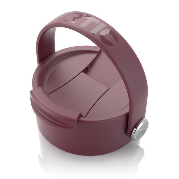 32oz & 40oz Bottle Lid, Maroon Image
