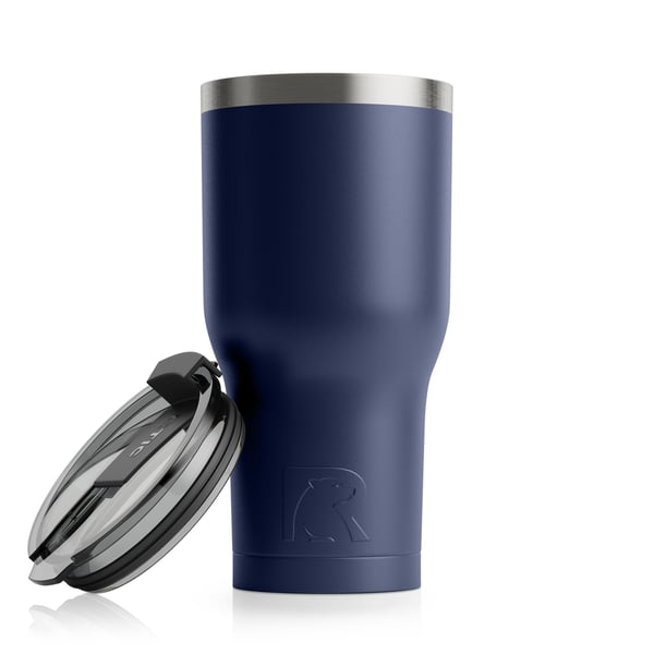 30oz Tumbler, Navy, Matte Image