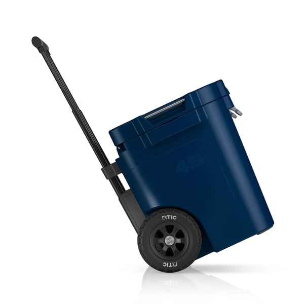 45 QT Ultra-Tough Wheeled Cooler, Navy Image