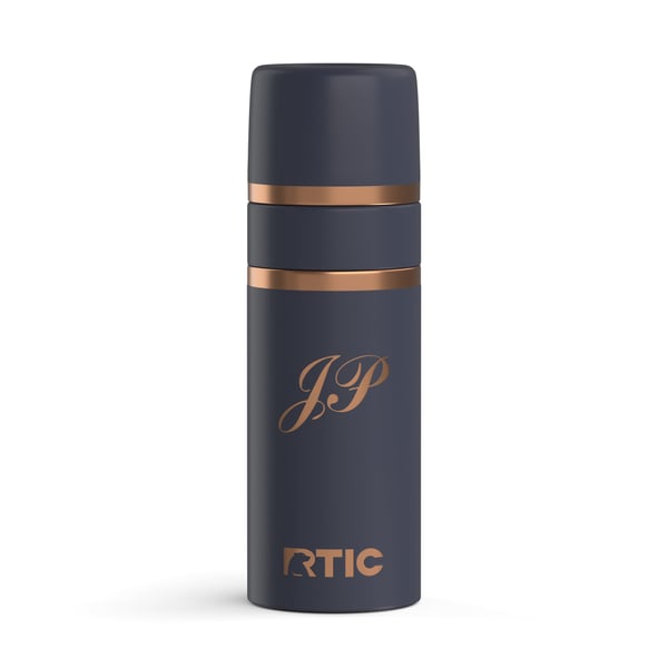8oz Happy Hour Flask, Dark Midnight Dust Image
