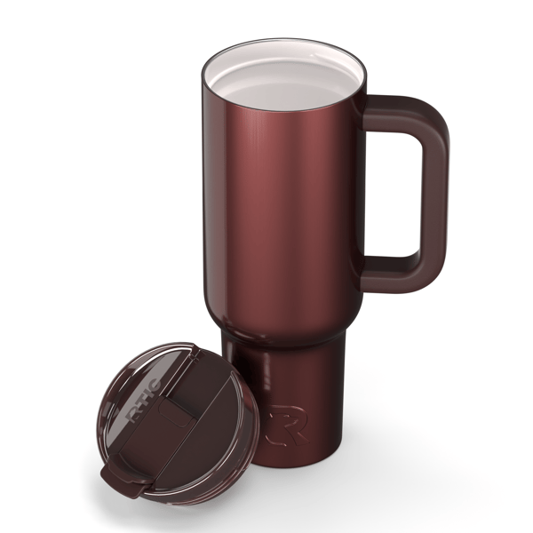 40oz Road Trip Tumbler, Chocolate Brown Metallic, image 4 of 7