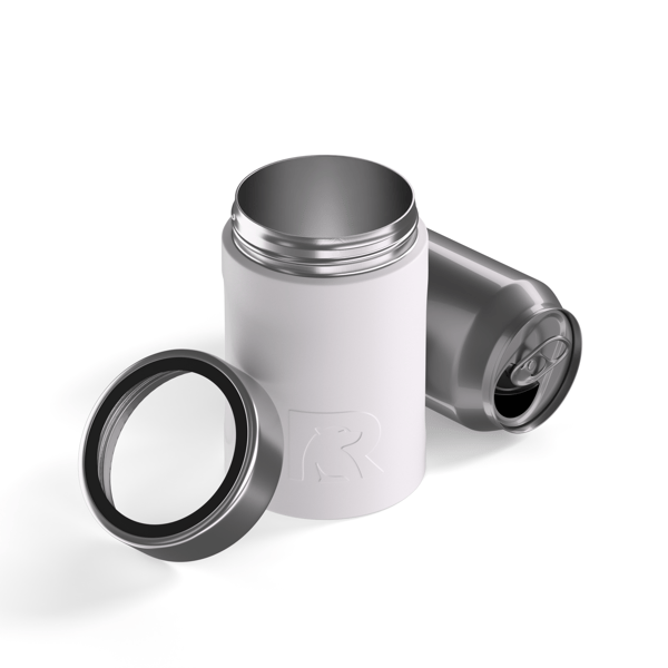 12oz Ultimate Can Cooler, White Image