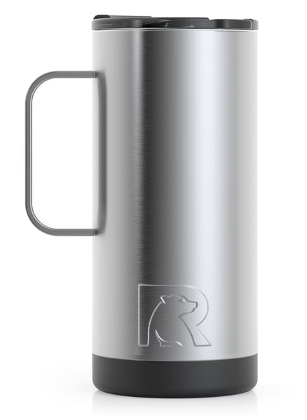 16oz Travel Mug, Stainless, Matte Image