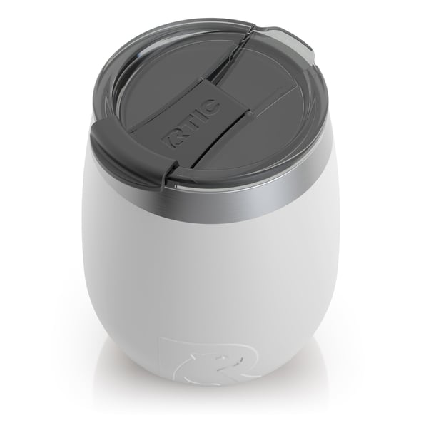 10oz Wine Tumbler, White, Matte Image