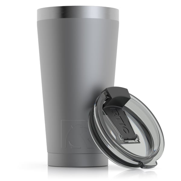 16oz Pint Tumbler, Graphite, Matte Image