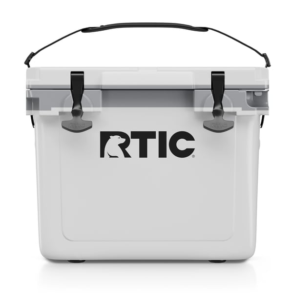 22 QT Ultra-Light Cooler, White & Grey Image