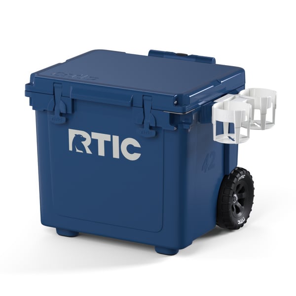 42 QT Ultra-Light Wheeled Cooler, Navy, image 13 of 13