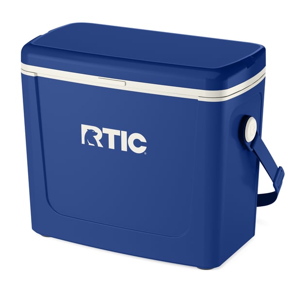 16 QT Road Trip Cooler, Cobalt & White Image