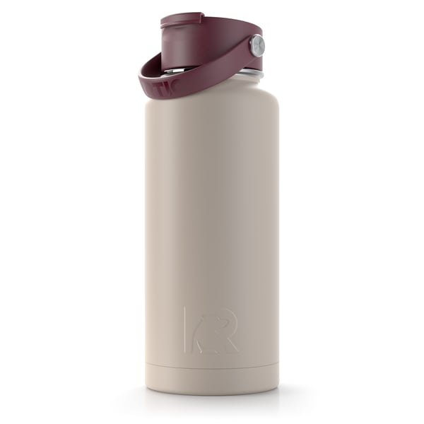 32oz & 40oz Bottle Lid, Maroon Image