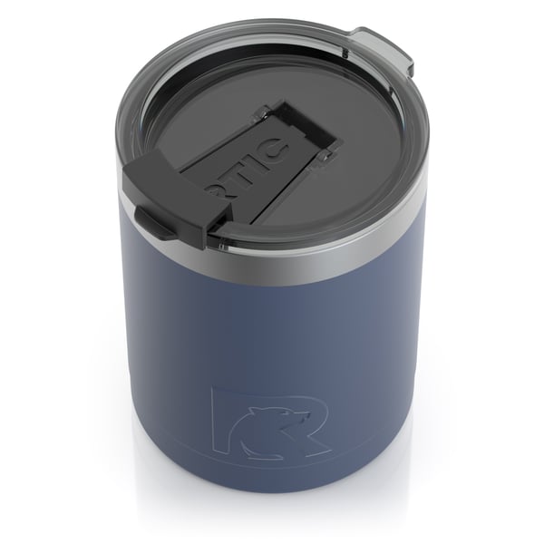 12oz Lowball Tumbler, Navy, Matte Image