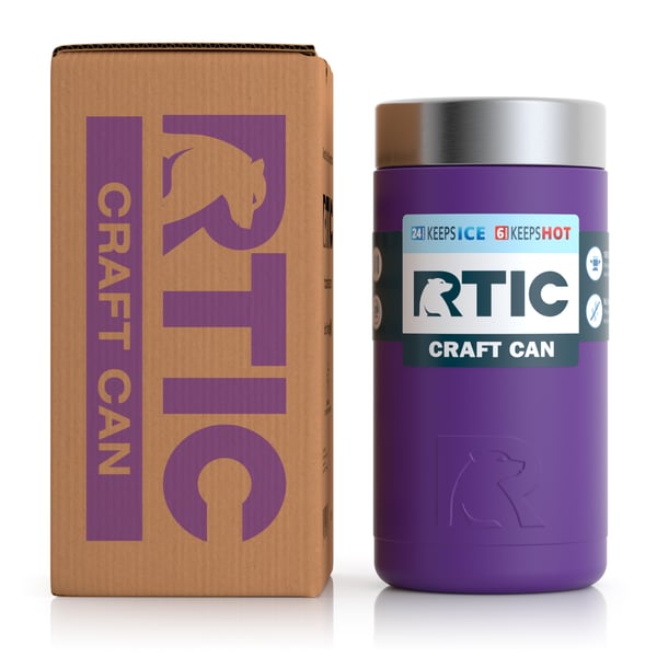 16oz Essential Craft Can Cooler, Majestic Purple, Matte Image