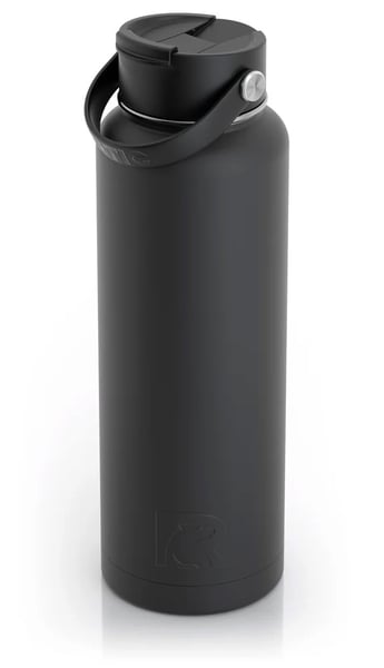 40oz Bottle, Black, Matte Image