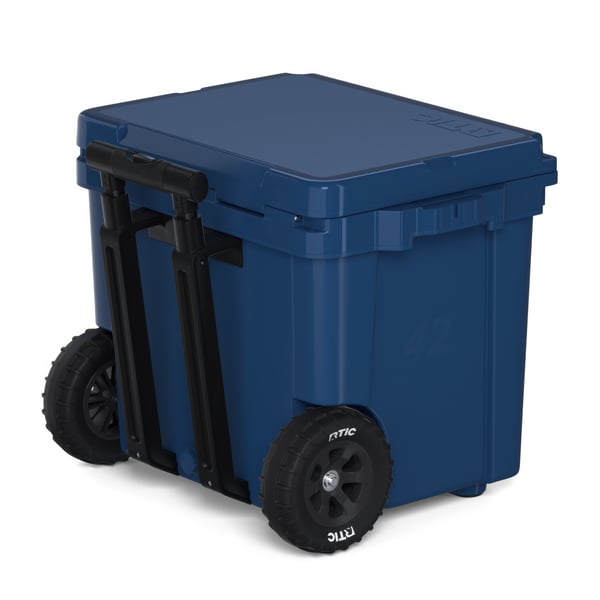 42 QT Ultra-Light Wheeled Cooler, Navy, image 8 of 13