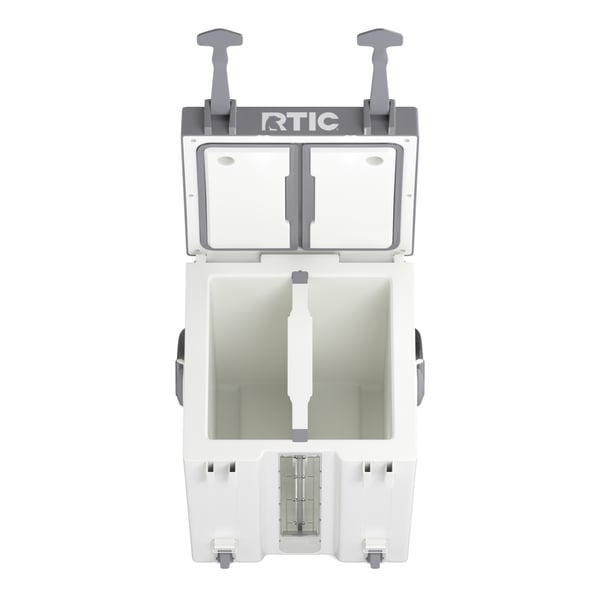 4 Gallon Double-Time Water Cooler, White & Grey Image
