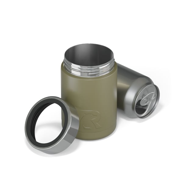 12oz Essential Can Cooler, Olive, Matte Image