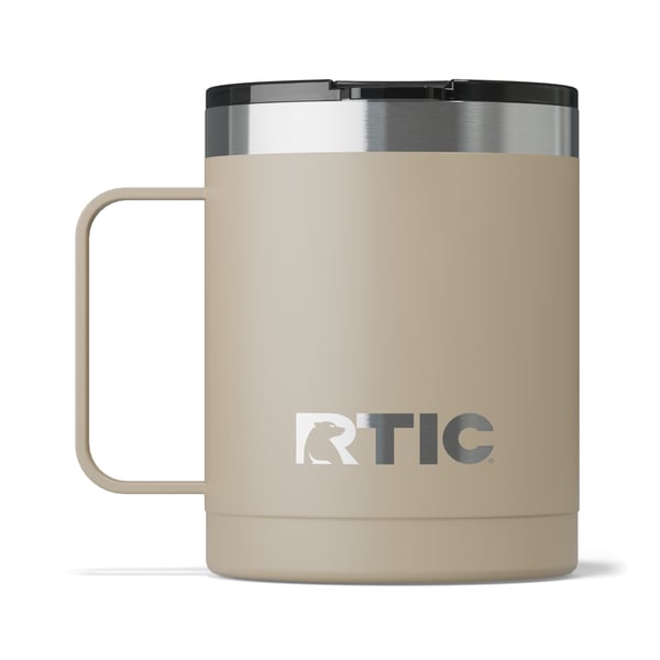 12oz Ceramic Lined Coffee Mug, Beach Image